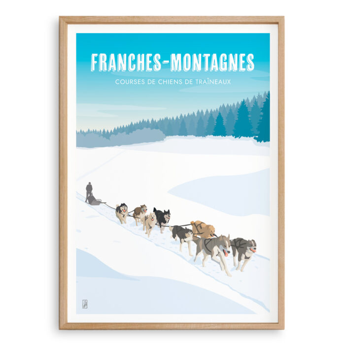 Franches-Montagnes, Chiens de traîneaux