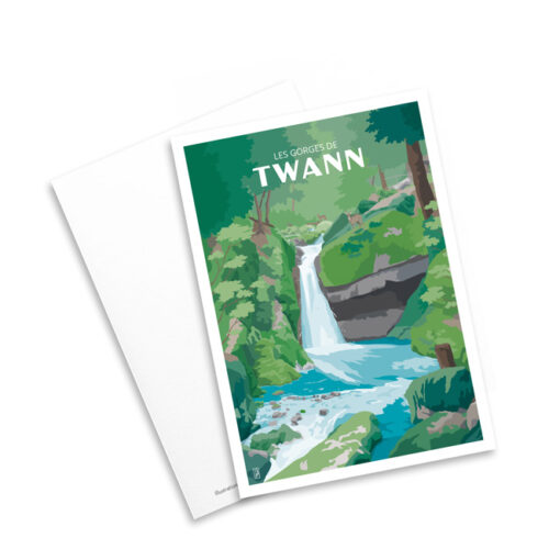 Carte postale - Gorges de Twann