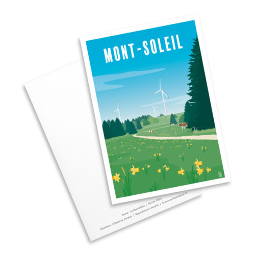 Carte postale - Mont-Soleil