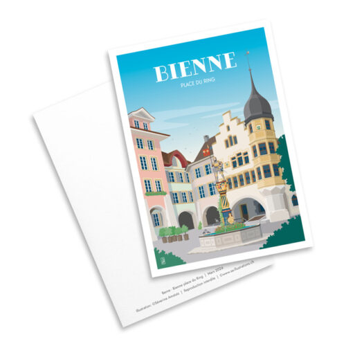 Carte postale - Bienne