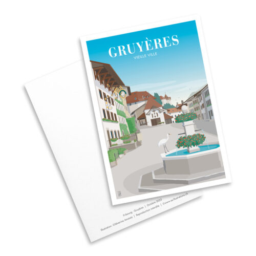 Carte postale - Gruyères