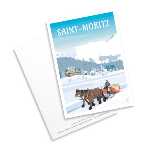 Carte postale - Saint-Moritz
