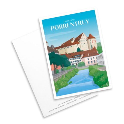 Carte postale - Château de Porrentruy
