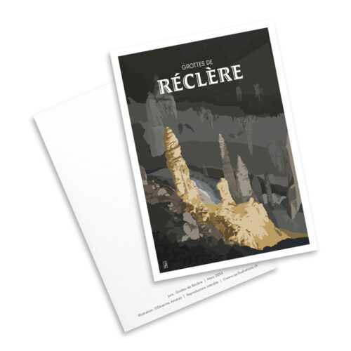 Carte postale - Grottes de Réclère