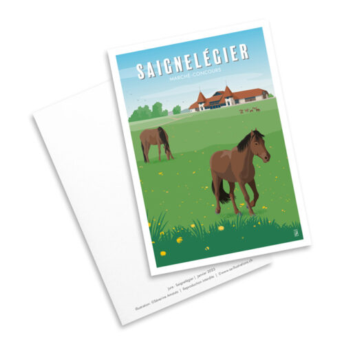 Carte postale - Saignelégier