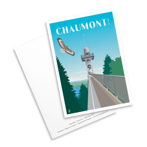 Carte postale - Tour de Chaumont