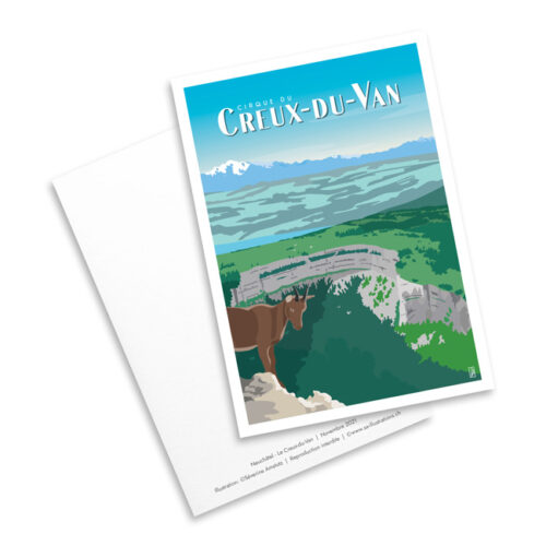 Carte postale - Cirque du Creux du Van