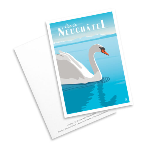 Carte postale - Lac de Neuchâtel