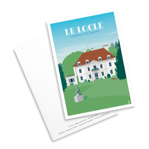 Carte postale - Château des Monts au locle