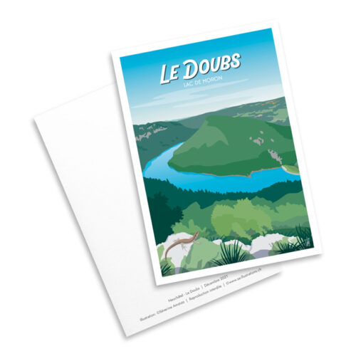 Carte postale - Le Doubs