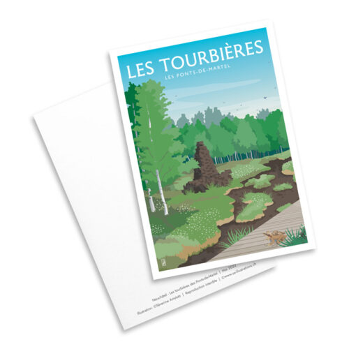 Carte postale - Les Tourbières des Ponts-de-martel