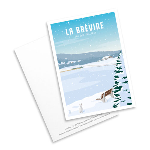 Carte postale - Lac des Taillères à la Brévine
