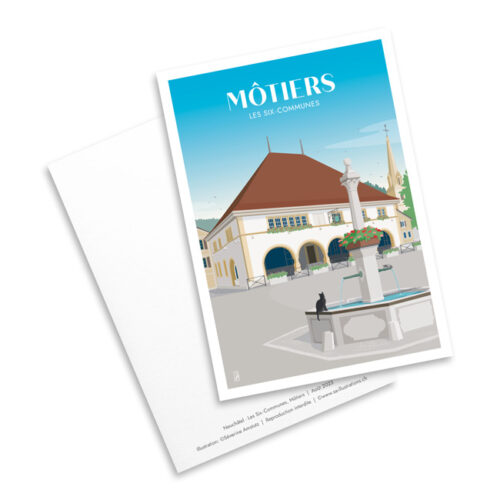 Carte postale - Restaurant des six-communes à Môtiers