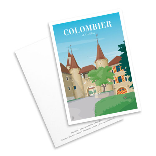 Carte postale - Château de Colombier