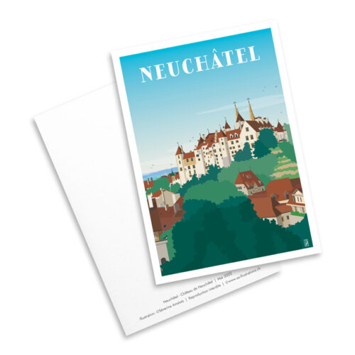 Carte postale - Château de Neuchâtel