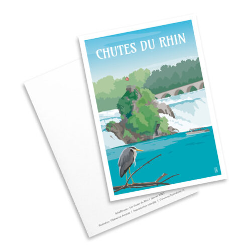 Carte postale - Chutes du Rhin