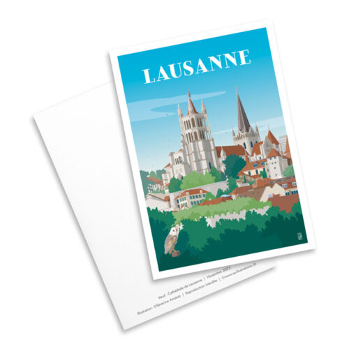 Carte postale - Lausanne