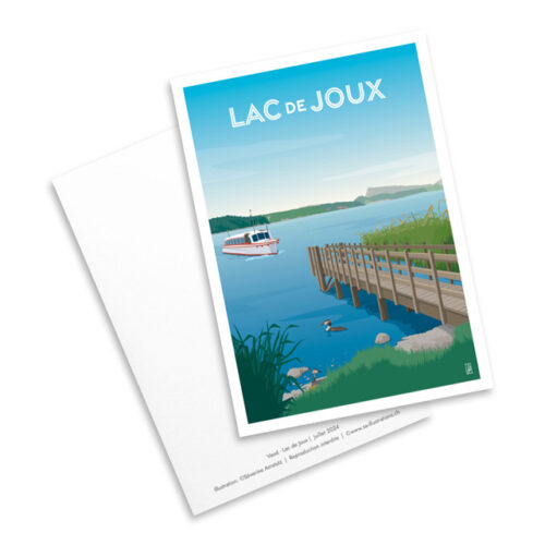 Carte postale - Lac de Joux