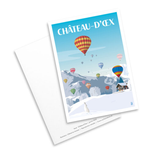 Carte postale - Chateau-D'oex