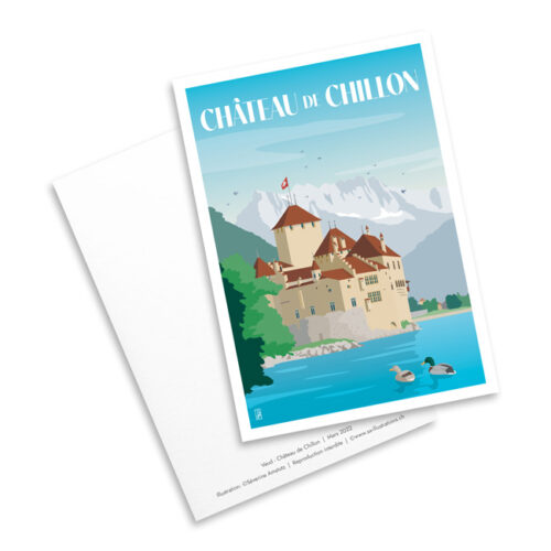 Carte postale - Château de Chillon