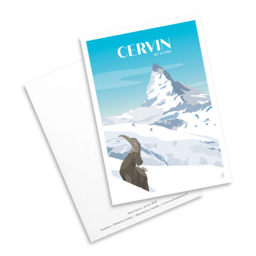 Carte postale - Cervin