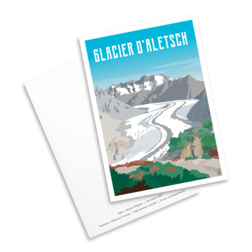 Carte postale - Glacier d'Aletsch