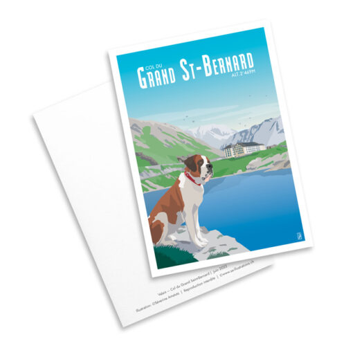 Carte postale - Col du Grand Saint-Bernard
