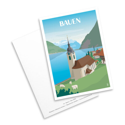 Carte postale - Bauen