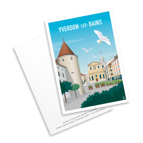 Carte postale - Yverdon-les-Bains