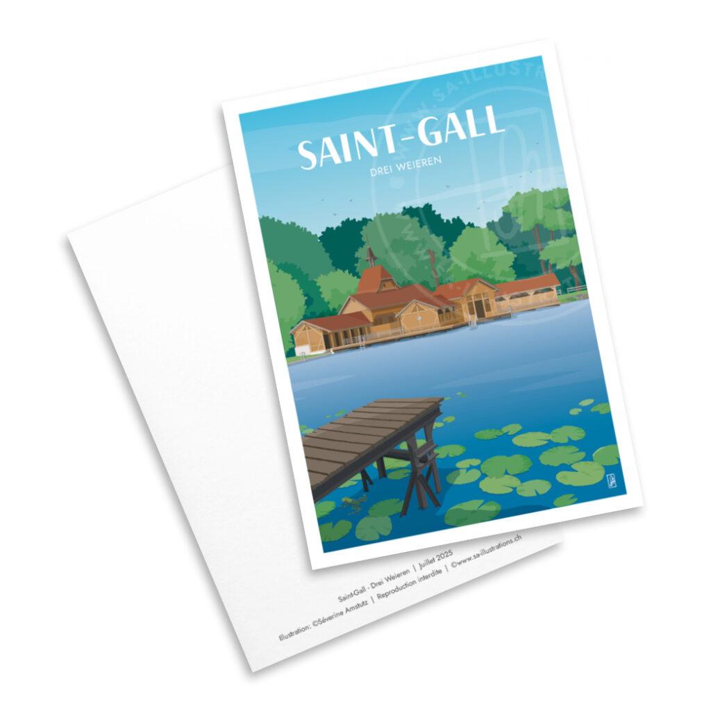 Carte postale - Saint-Gall