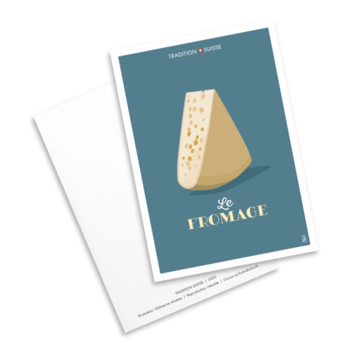 Carte postale - Tradition suisse - Le Fromage