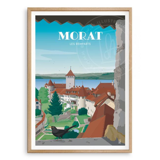 Affiche - Morat - Fribourg
