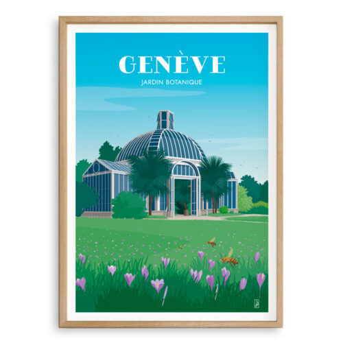 Affiche - Jardin botanique de Genève