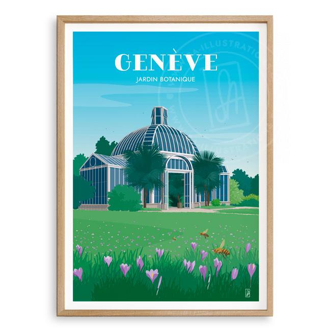 Affiche - Jardin botanique de Genève