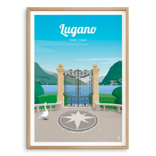 Affiche - Lugano - Tessin