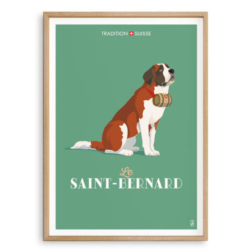 Affiche - Tradition suisse - Le Saint-Bernard