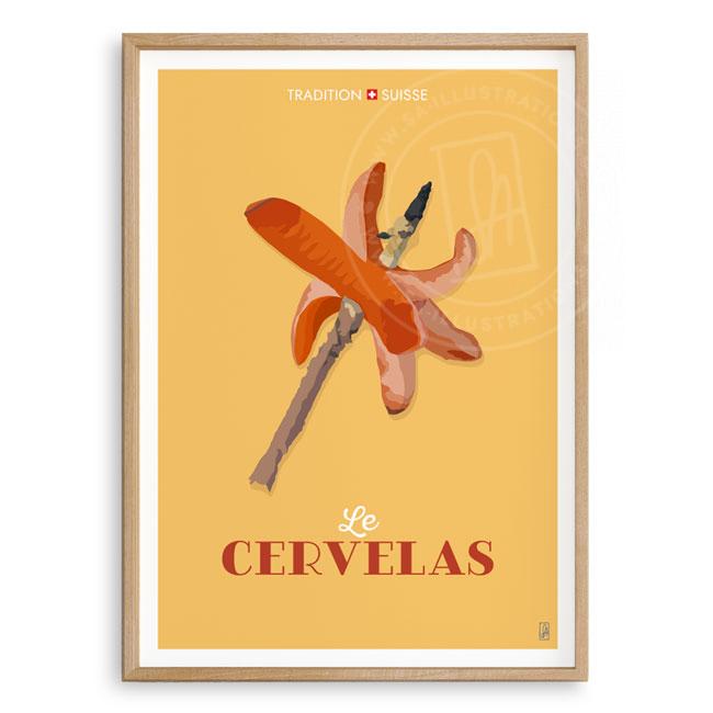 Affiche - Tradition suisse - Le cervelas