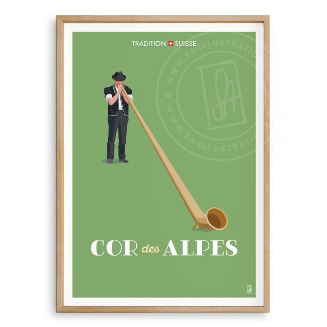 Affiche - Tradition suisse - Cor des Alpes