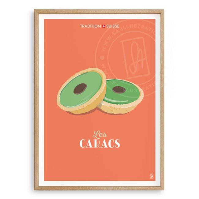 Affiche - Tradition suisse - Les Caracs