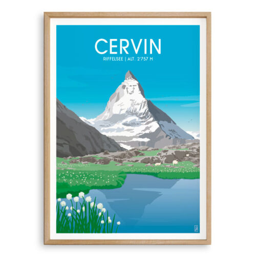 Affiche - Cervin- Valais