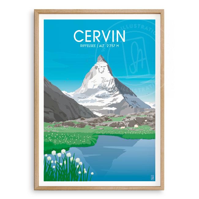 Affiche - Cervin- Valais