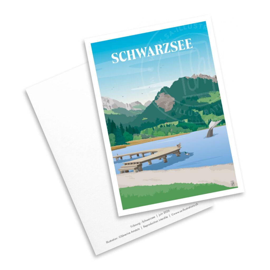 Carte postale - Schwarzsee-FR