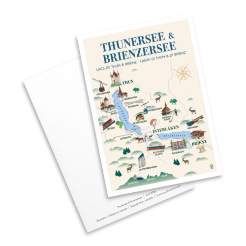 Carte postale - Plans - Thünersee