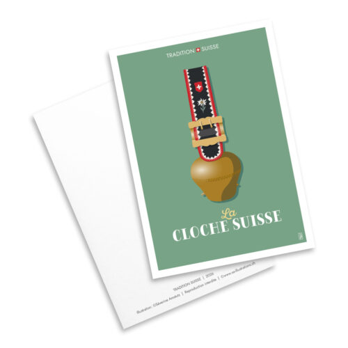 Carte postale - Tradition suisse - cloche