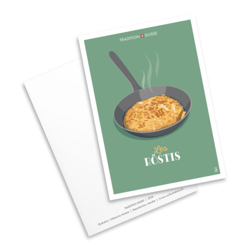 Carte postale - Tradition suisse - rostis
