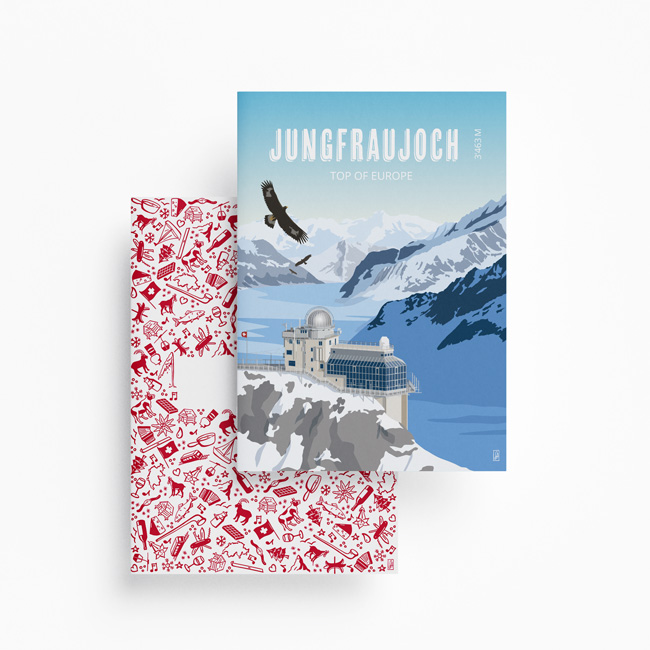 Duo carnets - jungfraujoch et Suisse ethno