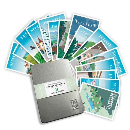 Coffret collection - Neuchâtel - 16 cartes